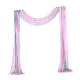 Curtain Wedding Arch Draping Fabric Chiffon Drapery Backdrop Curtains Decorative Decorations