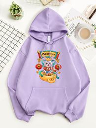 Women's Hoodies Happy Year Blessing Lantern Cotton Hoody Loose Comfortable Sweatshirts Street Warm Sportswear Fashion Casual