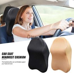 Seat Cushions Car Seat Headrest Pad 3D Memory Foam Pillow Head Neck Pain Relief Travel Neck Support Breathable Mesh Fabric Memory Foam Cushion x0720 x0721 x0721