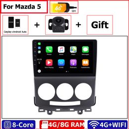 Android 10 0 Car DVD Multimedia Player Radio Head Unit For Mazda 5 Mazda5 2005-2010 With 9 Inch 2DIN 3G 4G GPS Radio Video Stereo 243r