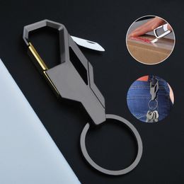 10PC Classic Multifunctional Keychain Alloy Knife Key Chain Gadget for Men Business Waist Buckle Cool Gift