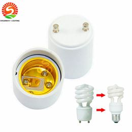 gu24 to e26 e27 adapter pack of 4 maximum wattage 1000w heat resistant up to 200c fire resistant converts pin base fixture gu2258G