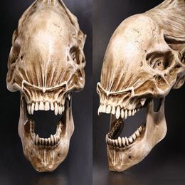 20 Predator VS Alien Skull Fossil Resin Model Figure Statue Collectible Gift308q