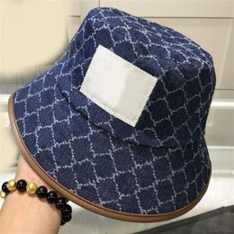 2022 Flat Designer Bucket Hat 3 Color Golf Sun Protection Printed Fitted Hats Popular Mens Caps Womens Baseball Cap Casquette 2021332S