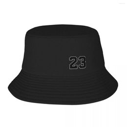 Berets Iconic Number 23 V1 Bucket Hat Trucker Cosplay Fashionable Men Golf Wear Women's