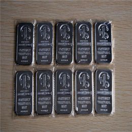 1 Oz American Silver Bar Series - Towne Prospector APMEX Johnson Matthey Engelhard Silver Bars Vacuum Sealed Packaging 10Pcs Lot311g