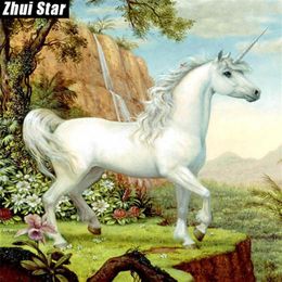 New Full Square Diamond 5D DIY Diamond Painting horse Embroidery Cross Stitch Rhinestone Mosaic Painting Home Decor Gi205k