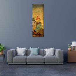 Contemporary Abstract Art on Canvas the Four Seasons Summer 1861 Paul Cezanne Textured Handmade Oil Painting Wall Decor