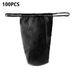 100pcs Breathable For Women Spa Hygienic Salon Disposable Panties T Thong Portable Soft With Elastic Waistband Tanning Wraps Women204j
