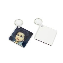 1000 pieces MDF blank Sublimation heat transfer print Keychain Printer supplies266w