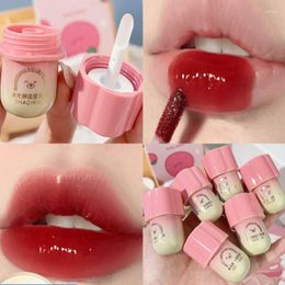 Lip Gloss Moisturizing Mirror Water Waterproof Non-stick Cup Sexy Red Liquid Lipstick Lasting Crystal Jelly Cosmetics