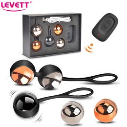 Vibrators Kegel ball vibrator geisha wireless vibrating egg sex toy female Ben Wa weight tightening exercise balls 230719