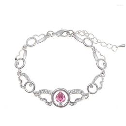 Link Bracelets BN-00070 Crystal Bracelet For Women Offers With Luxury Designer Jewelry March 8 Womens Day Gift Mom