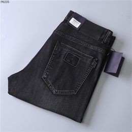 Luxurys Designer Bags Mens Jeans Thin Design Denim Elasticity Vintage Pant Fashion Slim pants Business Casual Top quality Trouser 290H