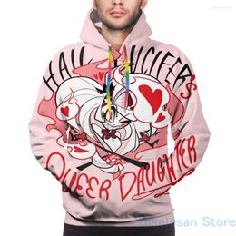 Men's Hoodies Mens Sweatshirt For Women Funny Hail Lucifers Queer Daughter Print Casual Hoodie Streatwear