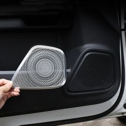 Car Door Loudspeakers Frame Decoration Cover Decals For Mercedes Benz B Class W247 GLB 2020 Audio Speaker Trim Stickers251s