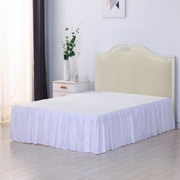 Bed Skirt Solid Colour Bed Skirt with Surface Bedsheet Home el Bed Skirt Bed Cover Bedding Protector Twin/Full/Queen/King Size 230720