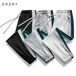 Men's Pants KKSKY Winter Men's Sweatpants Black Sports Pants Man Fashion Streetwear Trousers Joggers Pants Men Loose Gym Clothes Oversize 230720