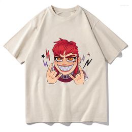 Men's T Shirts Nimona Letter Print Classic T-Shirts 2023 Men/women Graphic Vintage Anime Summer Cotton T-shirt Unisex Tees Streetwear