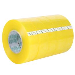 4 rolls Carton Sealing Clear Packing Box Tape- 2 Mil- 2inch x 33 Yards Office Film Adhesive Tape Gift Ribbon Strapping282T