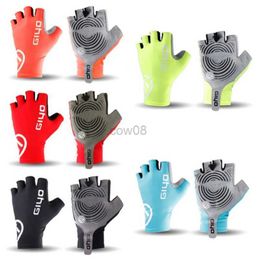 Cycling Gloves Cycling Gloves Men Women Outdoor Half-finger Sports Gloves Dumbbells Spinning Anti-wear Summer Thin Fitness Gloves HKD230720