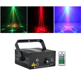 Mini 3len 24 RG Patterns Laser Projector Stage Equipment Light 3W синий светодиодный эффект смешивания DJ KTV SHOW LOSE LASER LASER Lighting 310E