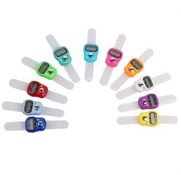 Mini Hand Hold Band Tally Counter LCD Digital Screen Finger Ring Electronic Head Count Tasbeeh Tasbih Boutique JL1650