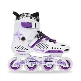 Inline Roller Skates Adult Youth Professional leisure Roller Skates Inline Skates Rock Skating Purple White Black Roller Skates HKD230720