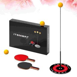 Table Tennis Sets Training Machine Stretchy Toys Flexible Shaft pong Single Device Parentchild 230719