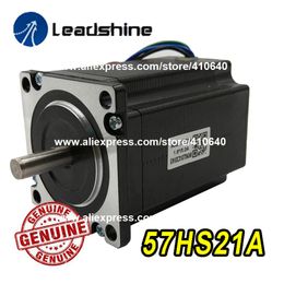 GENUINE Leadshine NEMA23 Stepper Motor 57HS21A 8mm Shaft 5A 2 1 N M Torque 76mm Length 4 Wires Matching With Stepper Drive DM5421946