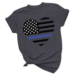 Kurzarm-T-Shirt zur Feier des Unabhängigkeitstags am 4. Juli aus den Vereinigten Staaten