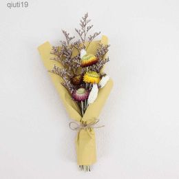 Dried Flowers Mini Pampas Grass Natural Dried Flowers Preserved Bouquet For Babysbreath Home Wedding Decoration Photography Backdrop Decor R230720