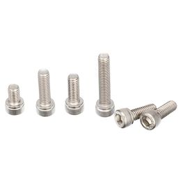 Whole 50pcs Metric M6 6mm Hex Hexagon Socket Screws Allen Cap BOLTS SS Stainless Steel A2 Screws diameter 8mm -100mm278w