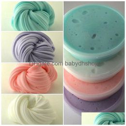 Clay Dough Modeling 60Ml/35G Clay Fluffy Floam Slime Scented Adts Relief Toys Charms Slimes Kids Toy Soft For Children Diy Gift 0 Dhfax