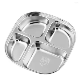 Bowls India Kids Tray Snack With Lid Plate Divided Serving Kitchen Tableware 304 Household Child Dish