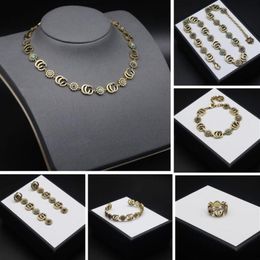 New arrival high quality Brand Jewellery set necklace bracelet earrings ring for fashion women fine Jewellery gift322M