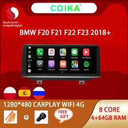 8 Core Android 10 System Car DVD Player For BMW F20 F21 F23 2018Y Later WIFI 4G IPS Screen 4 64GB RAM BT GPS Navi Carplay 4K163u
