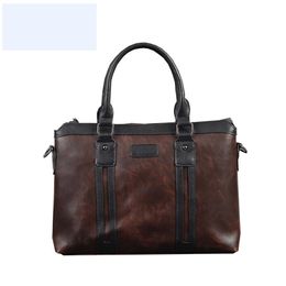 Men Handbags Briefcases Lawyer Leather Handbag Computer Laptop Bag Shoulder Bags Waterproof Office Portable Bag for xiaomi Lenovo214I