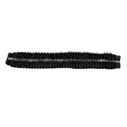 Disposable Dinnerware 100pcs Bouffant Clip Caps Durable Non-woven Elastic Black Head Cover Nets For Service Nurses & Tattoo