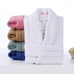 Women's Sleepwear Cotton Toweling Terry Robe Unisex Lovers Soft Bath Men Women Nightrobe Homewear Female Casual Home Bathrobe