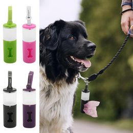 Dog Carrier Pet Poop Picker Double Trash Dispenser Portable Lightweight With Clip Practical Multifunctional Durable Cleaning Supplies