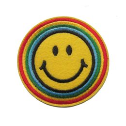 2018 Direct Selling Stickers Patches For Clothing 20 Pcs Smiley Face Retro Boho Hippie 70s Fun Smile Applique Iron-on Patch335w
