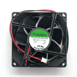 New Original for Sunon PF80251B3-0000-A99 80 80 25MM 12V 2 7W 8cm cooling fan267m