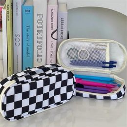 Pencil Storage Bag Tear-resistant Holder Smooth Zipper Durable School Students For Office