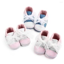 First Walkers Spring And Autumn Winter Child Baby Boys Girls Lace Afford To Learn Walk Solid Color Shoes CZ20