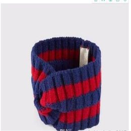 100% wool Cross Headband High quality Brand Elastic green blue red Turban Hairband For Women and Men Headwraps Gifts284k