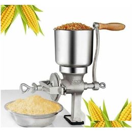 Grinder Corn Coffee Food Wheat Manual Hand Grains Oats Nut Mill Crank Axr7G247K