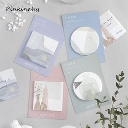 4Pcs lot Occident vase Self Stick Notes Self-adhesive Sticky Note Cute Notepads Posted Writing Pads Stickers Paper BQ012257f