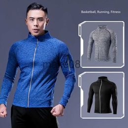 Men's Tracksuits Men Running Workout Jacket Autumn Fitness Equipment Training Zipper Coat Sportswear Long Sleeve Jogging Sweatshirt Gym Clothing J230720