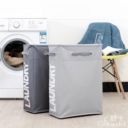 Shushi selling collapsible laundry hamper waterproof multi-functional corner slim laundry basket dirty cloth storage basket T20297n